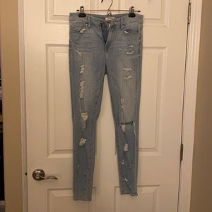 Gently used jeans